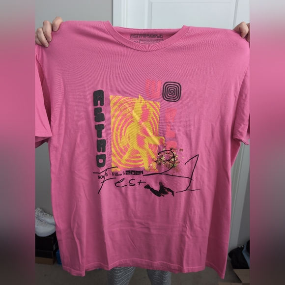 Astro world  Cactus Jack by Travis Scott T-shirt - Picture 1 of 3